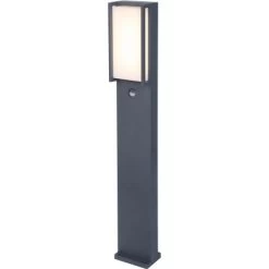 Lutec LED-Wegeleuchte Qubo 1-flammig Anthrazit 75 Cm X 11 Cm X 9,3 Cm