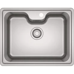 Eurodomo Einbauspüle Bell 61 Cm Edelstahl Glatt