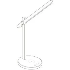 Brilliant LED-Schreibtischleuchte Devy Schwarz