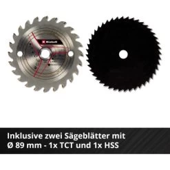 Einhell Power X-Change Akku-Mini Handkreisssäge TE-CS 18/89 Li Solo -Garten Welt Verkauf 4006825646184 2171 06