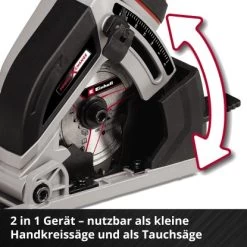 Einhell Power X-Change Akku-Mini Handkreisssäge TE-CS 18/89 Li Solo -Garten Welt Verkauf 4006825646184 2171 09