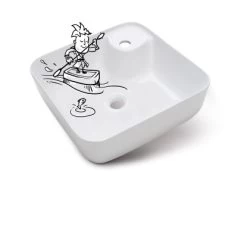 Baliv Aufsatzwaschbecken WBA-7010 43 Cm X 43 Cm -Garten Welt Verkauf 4007873411533 S03 080219