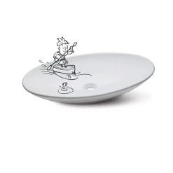 Baliv Aufsatzwaschbecken WBA-7060 Oval 70 Mm X 42 Cm -Garten Welt Verkauf 4007874000781 S03 110219 1