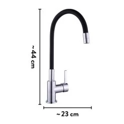 Baliv Küchenarmatur KI-1820 Chrom-Schwarz -Garten Welt Verkauf 4007874206794 40