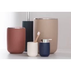 Wenko Schwingdeckeleimer Agropoli L Kosmetikeimer Mit Schwingdeckel 5,5 L Beige -Garten Welt Verkauf 4008838354834 1068 03