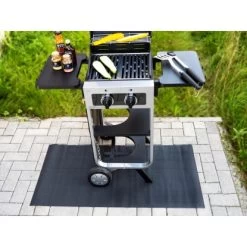 Wenko Spritzschutzmatte Suma 120 Cm X 60 Cm Wasserfest Und Abwischbar Schwarz -Garten Welt Verkauf 4008838383100 1068 06