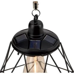 Solar-Pendelleuchte Pastoni Schwarz 6 Solar-Pendelleuchte Pastoni Schwarz -Garten Welt Verkauf 4048122037906 CU01 250719