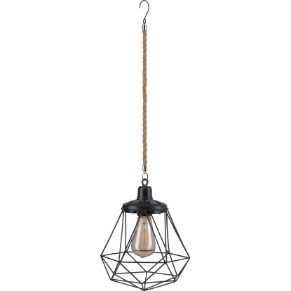 Solar-Pendelleuchte Pastoni Schwarz 1 Solar-Pendelleuchte Pastoni Schwarz