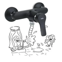 Baliv Duscharmatur DU-5750 Schwarz -Garten Welt Verkauf 4048122122589 S03 171220 L