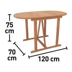 Balkonset Hervey Bay FSC® Naturfarben 3-teilig -Garten Welt Verkauf 4048126614226 VM02 061020