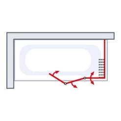 Schulte Komfort Badewannenfaltwand+Seitenwand 128,8 X 70 X 140 Cm 8 Schulte Komfort Badewannenfaltwand+Seitenwand 128,8 X 70 X 140 Cm -Garten Welt Verkauf 4060991004858 6