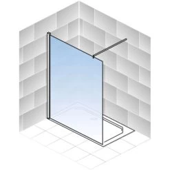 Schulte Alexa Style 2.0 Duschwand Walk In BlackStyle Atelier 1 Dekor 90 X 200cm -Garten Welt Verkauf 4060991056772 2053 5