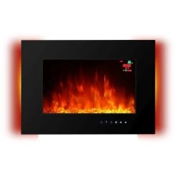 El Fuego Elektrokamin Aarau II Schwarz 900/2000 W -Garten Welt Verkauf 4250373262819 2240 S 16