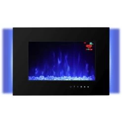 El Fuego Elektrokamin Aarau II Schwarz 900/2000 W -Garten Welt Verkauf 4250373262819 2240 S 19