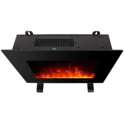 El Fuego Elektrokamin Aarau II Schwarz 900/2000 W -Garten Welt Verkauf 4250373262819 2240 S 4