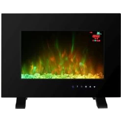 El Fuego Elektrokamin Aarau II Schwarz 900/2000 W -Garten Welt Verkauf 4250373262819 2240 S 9