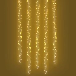 Amare LED-Clusterlichterkette Lichtervorhang Weiß -Garten Welt Verkauf 4251083910151 4655 04