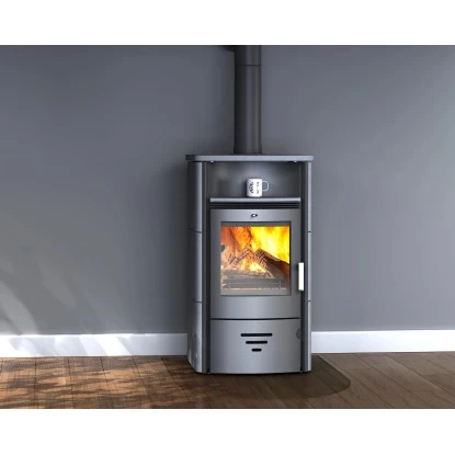 Accente Kaminofen Turin 2.0 Naturstein 6 KW Grau Mit Automatik EEK: A 4 Accente Kaminofen Turin 2.0 Naturstein 6 KW Grau Mit Automatik EEK: A – Bild 4