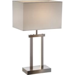 Nino Leuchten LED-Tischleuchte Sydney Nickel Matt EEK: A-A++