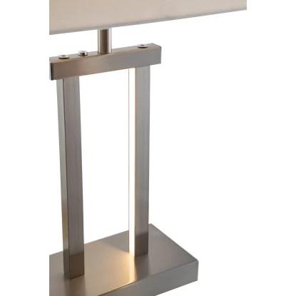 Nino Leuchten LED-Tischleuchte Sydney Nickel Matt EEK: A-A++ 2 Nino Leuchten LED-Tischleuchte Sydney Nickel Matt EEK: A-A++ – Bild 2