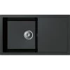 Miló Einbauspüle Granitverbundstoff Blissano 76 Schwarz