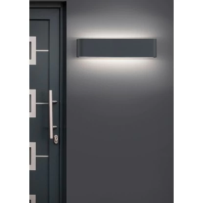 Trio LED-Wandleuchte Thames II 90 Mm X 465 Mm X 40 Mm Anthrazit 2 Trio LED-Wandleuchte Thames II 90 Mm X 465 Mm X 40 Mm Anthrazit – Bild 2