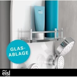 Eisl Duschpaneel Karibik 3 In 1 Mit Regendusche Sechs Massagedüsen Weiß 19 Eisl Duschpaneel Karibik 3 In 1 Mit Regendusche Sechs Massagedüsen Weiß -Garten Welt Verkauf 7663628 2759 10