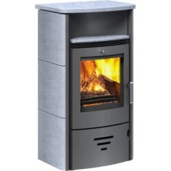 Accente Kaminofen Turin 2.0 Naturstein 6 KW Grau Mit Automatik EEK: A 10 Accente Kaminofen Turin 2.0 Naturstein 6 KW Grau Mit Automatik EEK: A -Garten Welt Verkauf 81 TURINGTS11FA 2881 Bild2
