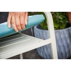 Stapelstuhl Prata Mit Sitzkissen 83 Cm X 56 Cm X 61 Cm -Garten Welt Verkauf 8458556 5