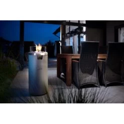 Buschbeck Terassenheizer Loungefeuer Faro Grau 7,5 KW -Garten Welt Verkauf 870668 4224 6
