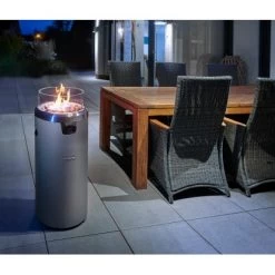Buschbeck Terassenheizer Loungefeuer Faro Grau 7,5 KW -Garten Welt Verkauf 870668 4224 7