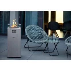 Buschbeck Terassenheizer Loungefeuer Malta Grau 7,5 KW -Garten Welt Verkauf 870675 4224 11