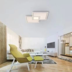 LED-Deckenleuchte Edging Weiß 67,7 X 67,7 Cm CCT 2700 K - 5000 K 27 LED-Deckenleuchte Edging Weiß 67,7 X 67,7 Cm CCT 2700 K - 5000 K -Garten Welt Verkauf 872993 2426 03