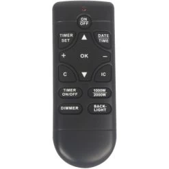 El Fuego Elektrokamin Davos (Zürich 2.0) Schwarz LED-Beleuchtung Dimmbar 2 KW -Garten Welt Verkauf 8 2240 AY6191 Detailfoto 5