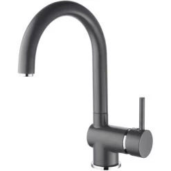 Verosan Küchenarmatur Prag Niederdruck Rund Matt Dunkelgrau