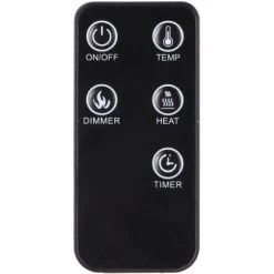 El Fuego Elektrokamin Umea 900/1000 W Regelbar Mit Fernbedienung -Garten Welt Verkauf 927216 2240 633 07