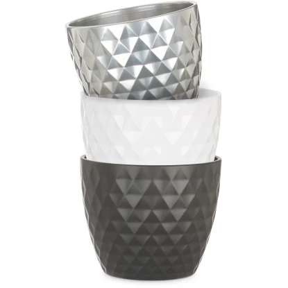 Scheurich Übertopf 832 Ø 18 Cm X 15 Cm Mirror Silver 2 Scheurich Übertopf 832 Ø 18 Cm X 15 Cm Mirror Silver – Bild 2